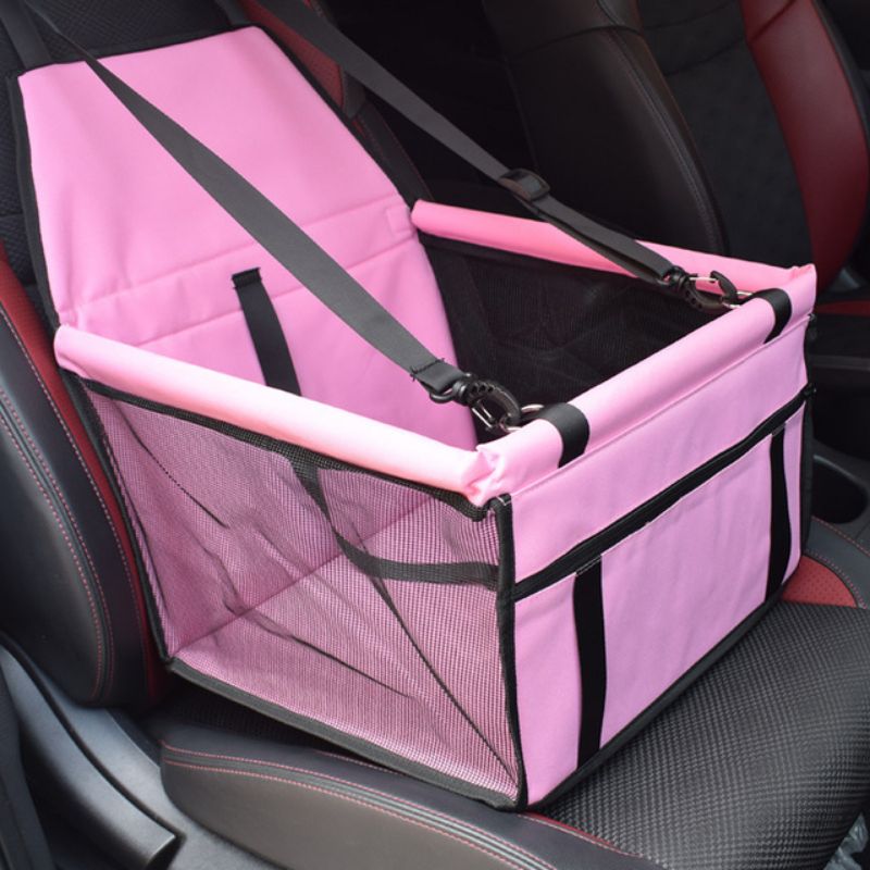 Soft N' Sturdy Dog Carrier for Car Transport/ Dog Car Seat – Pink